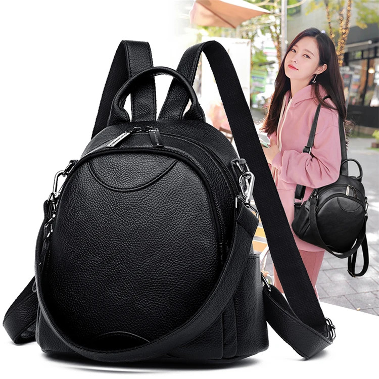 Rucsac Dama Delis Zephyrine GT2856 Negru, Piele Ecologica - imagine 3