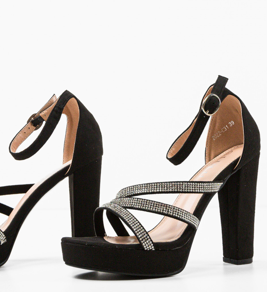 Sandale Dragons Negre | Eleganță Asigurată - imagine 5