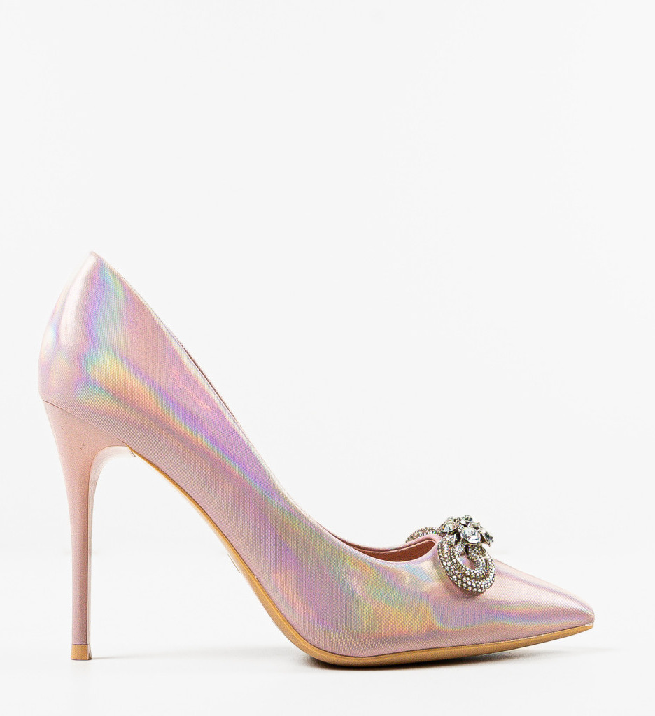 Pantofi cu Toc Tanya Roz | Eleganță Asigurată - imagine 4