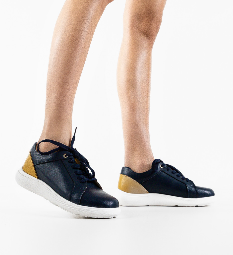 Pantofi Casual Rena Bleumarin - Confort și Stil - imagine 2