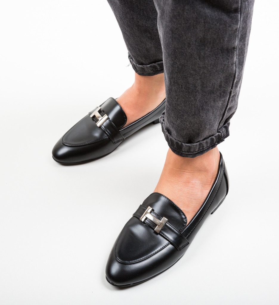 Pantofi Casual Harmony Negri – Confort & Stil - imagine 2
