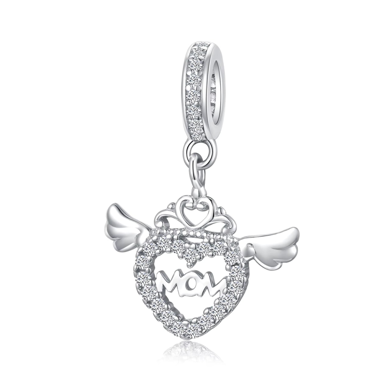 Delis Charm Angel Mom Argint 925 Rhodium