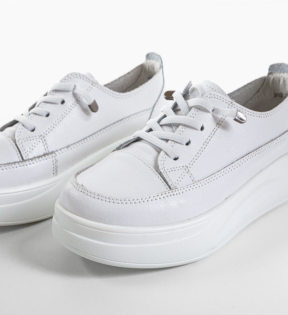 Sneakers Dama Versec Albi | Confort și Stil - imagine 7