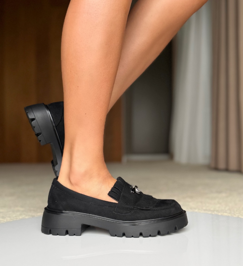 Pantofi Casual Trevy Negri 3 – Confort și Stil - imagine 2