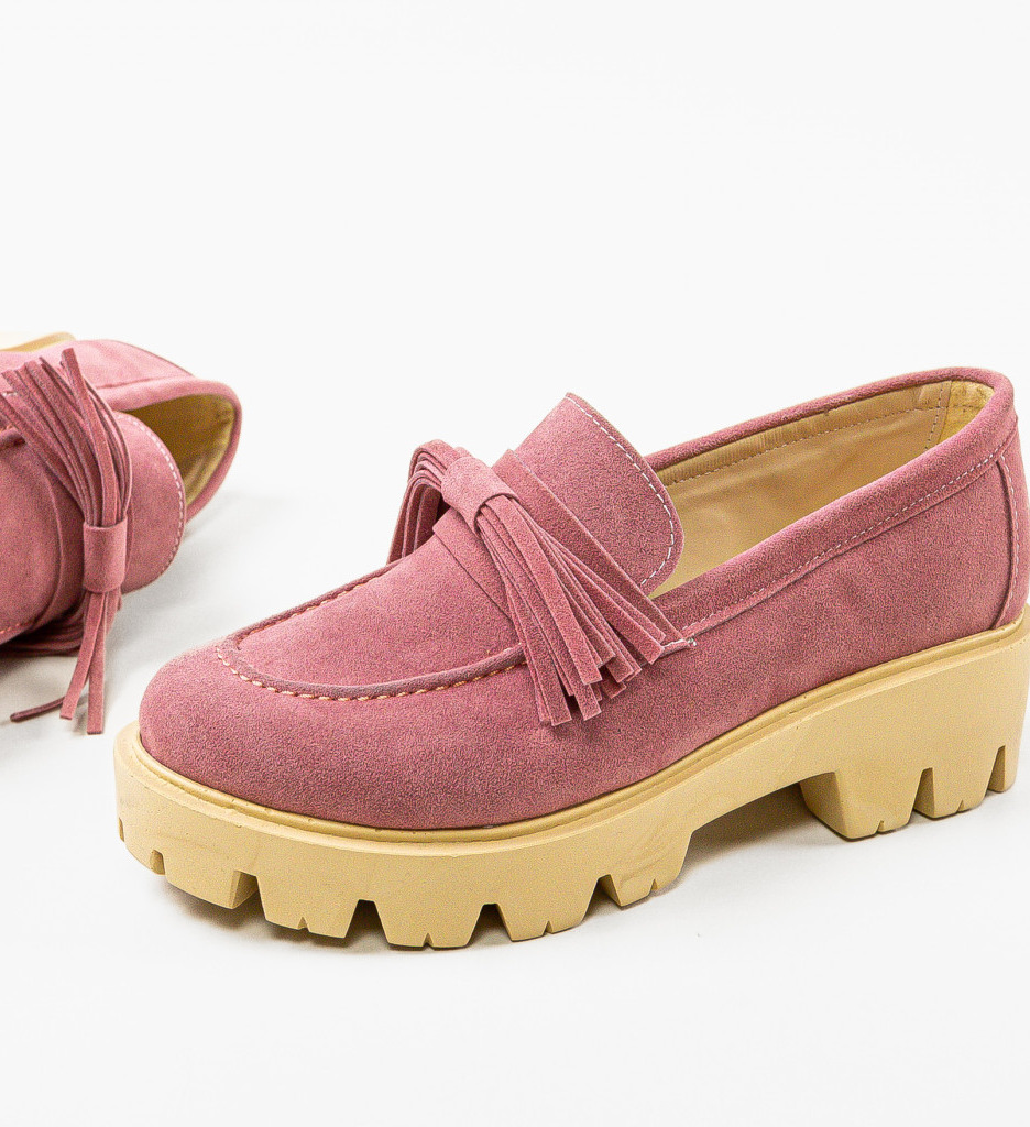 Pantofi Casual Roz Sigvald - Confort și Stil - imagine 4