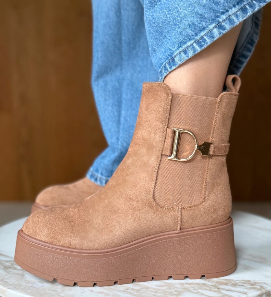 Ghete Dama Neba Camel | Confort si Eleganta - imagine 2