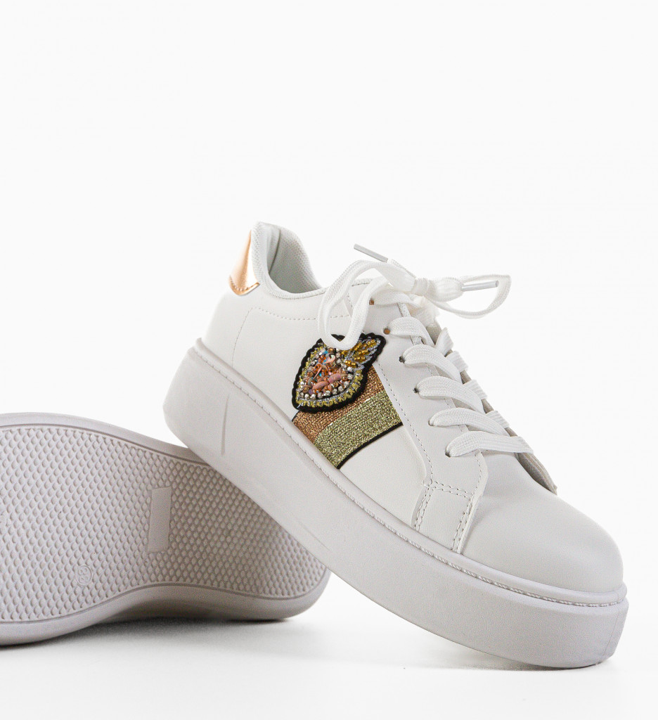 Pantofi Sport Keira Aurii - Stil și Confort