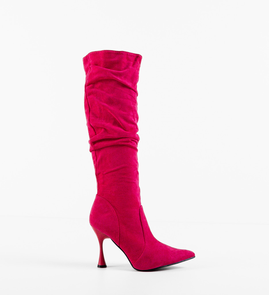 Cizme Dama Klabo Fuchsia - Eleganță și Stil - imagine 5