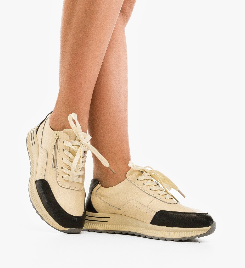 Pantofi Casual Koalka Bej - Confort și Stil - imagine 4