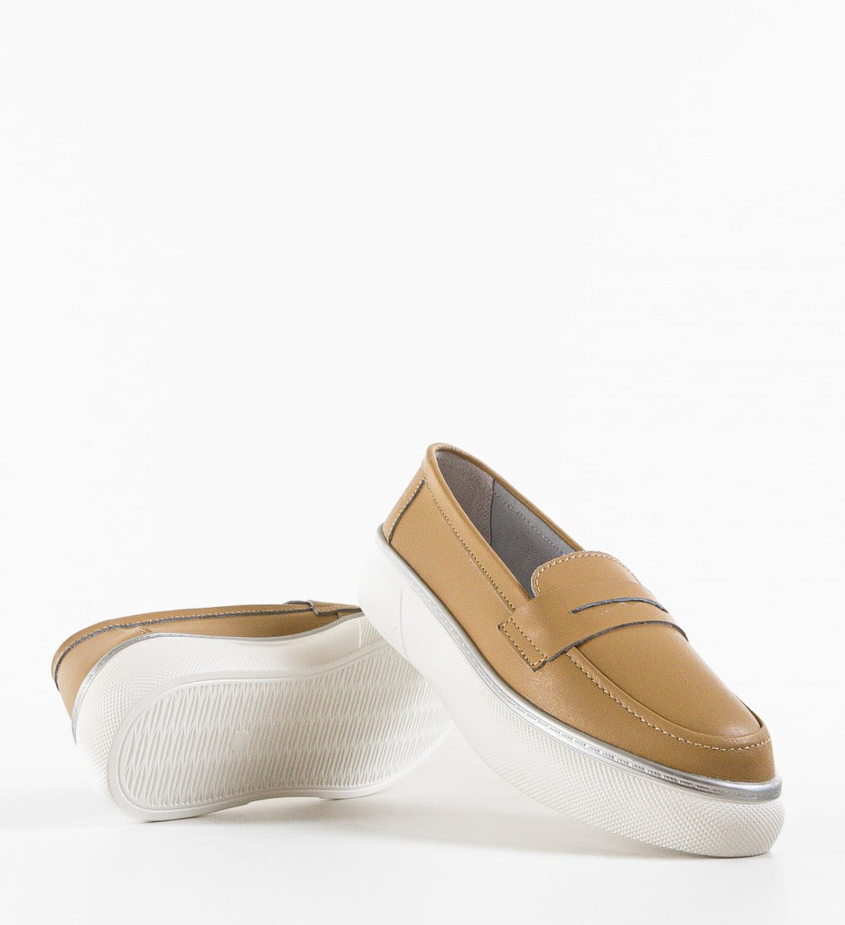 Pantofi Casual Dama Bej Prossy - Confort & Stil - imagine 7