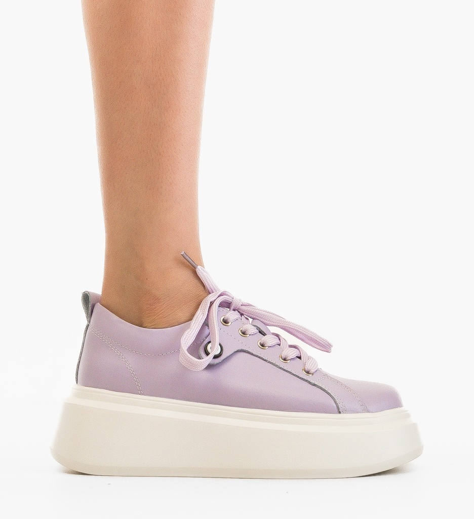 Pantofi Casual Nuandre Mov - Confort și Stil - imagine 6