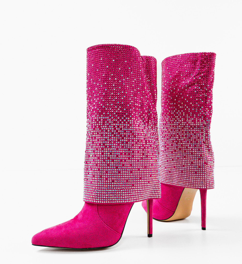 Cizme Dama Jim Fuchsia - Eleganță și Stil - imagine 6
