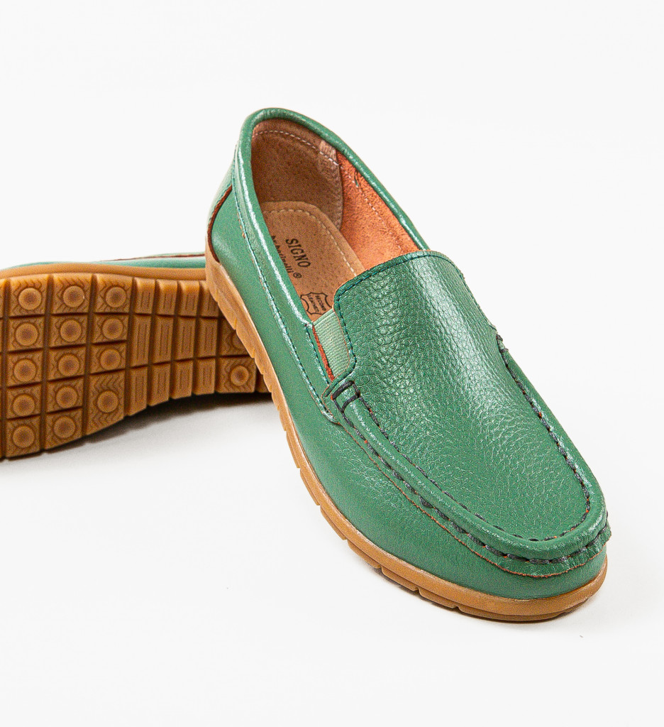 Pantofi Casual Kives Verzi - Confort & Stil Zilnic