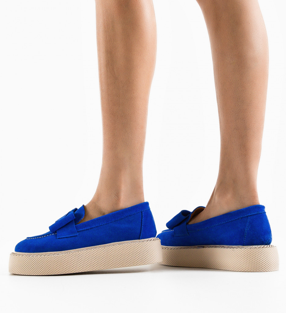 Pantofi Casual Kivu Albastri - Confort și Stil - imagine 2