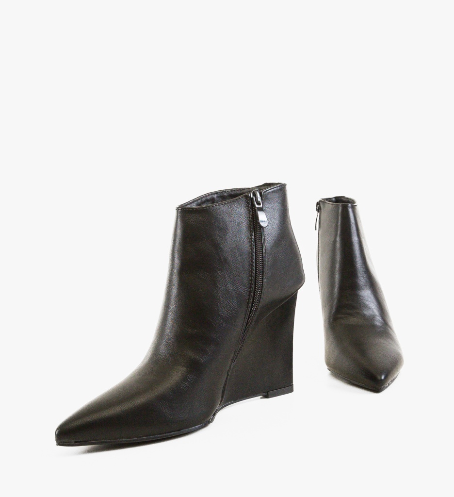 Botine Dama Patton Negre - Stil și Confort - imagine 3