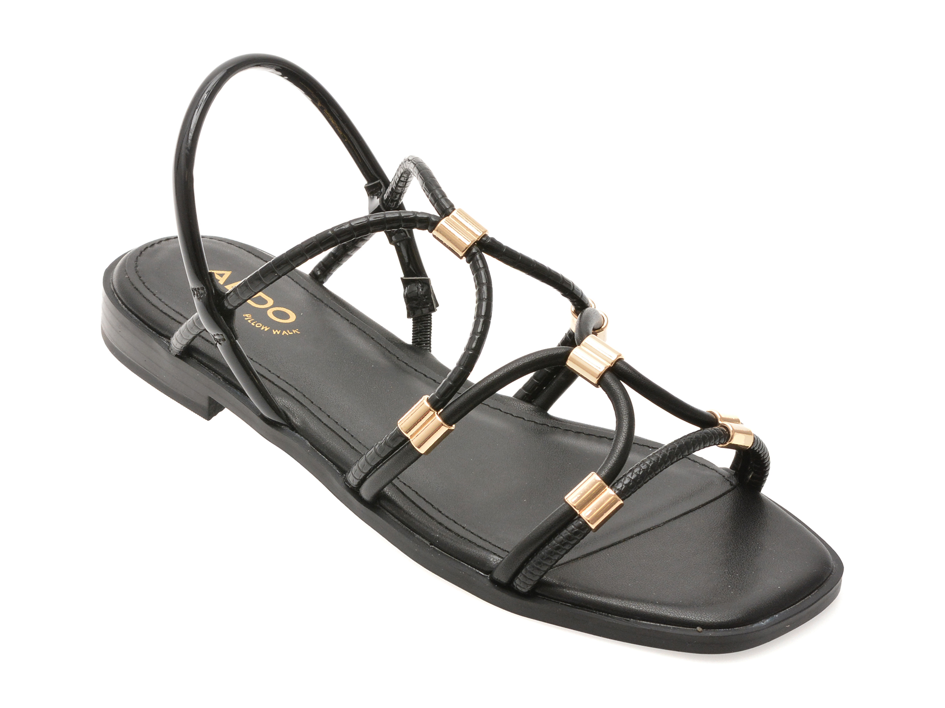 Sandale ALDO BYCHAN Negre | Eleganță și Confort