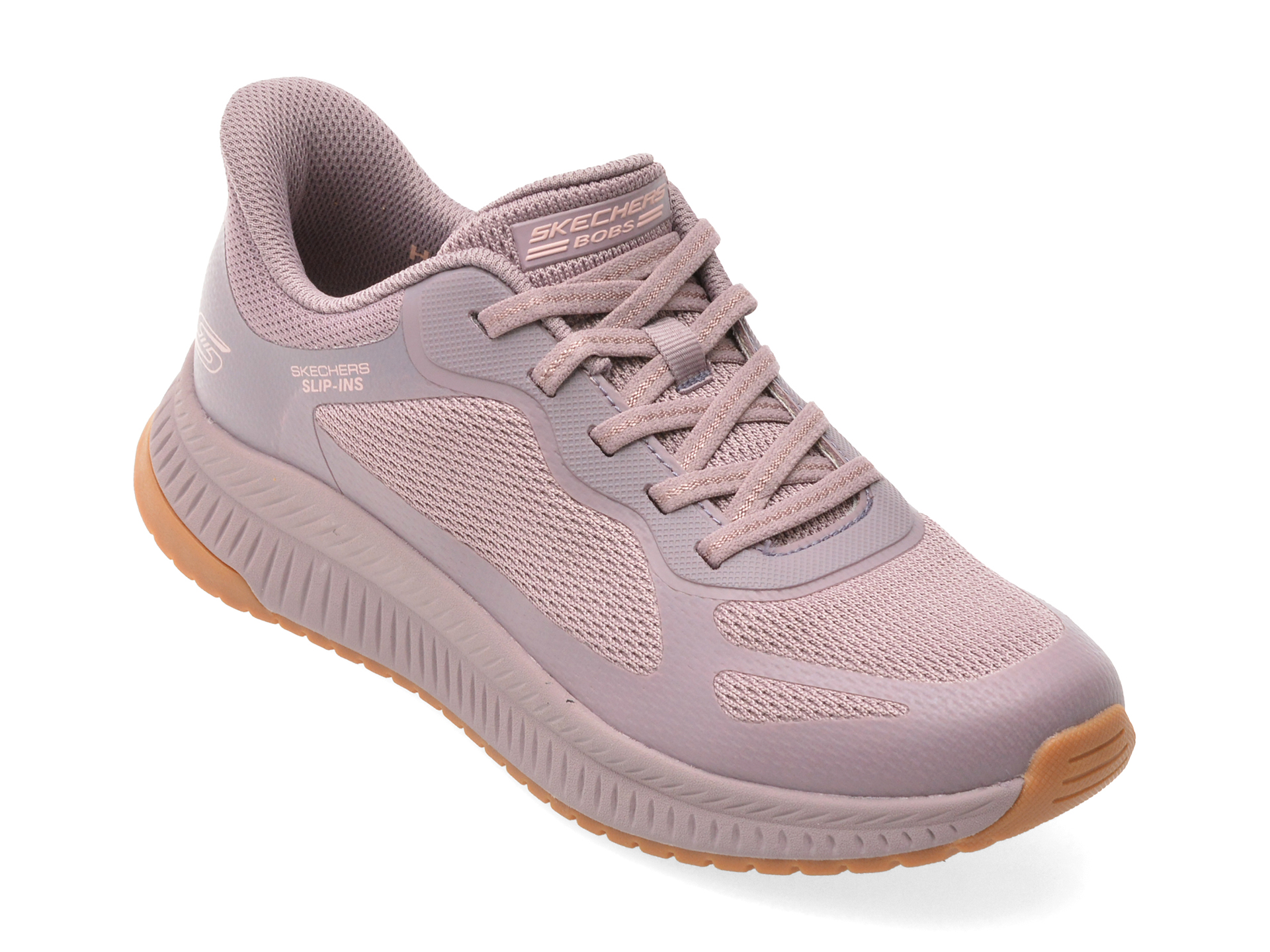 Pantofi Skechers BOBS SQUAD 4 mov cu Memory Foam