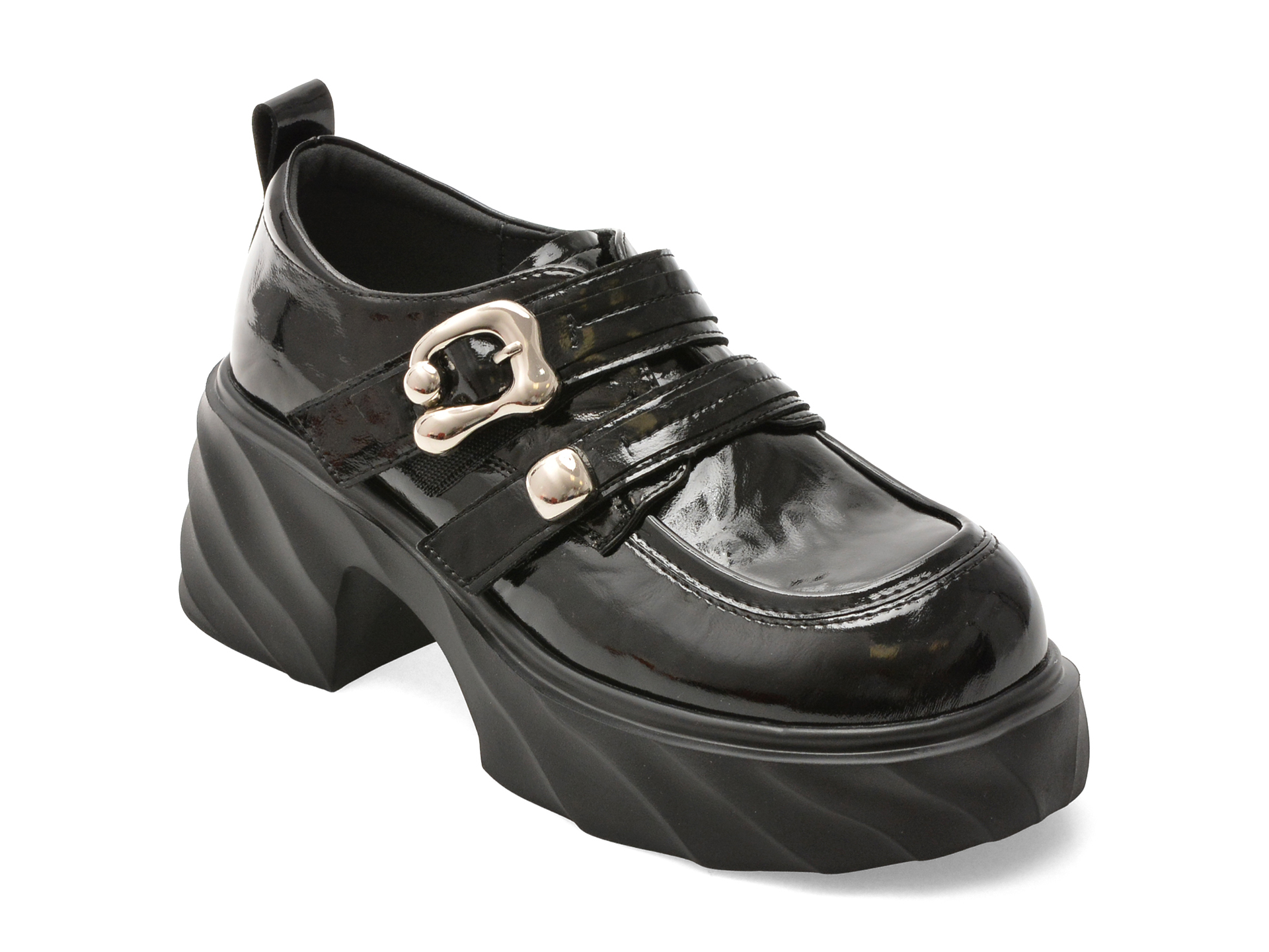 Pantofi GRYXX Negri Piele Lacuită | Eleganță și Confort