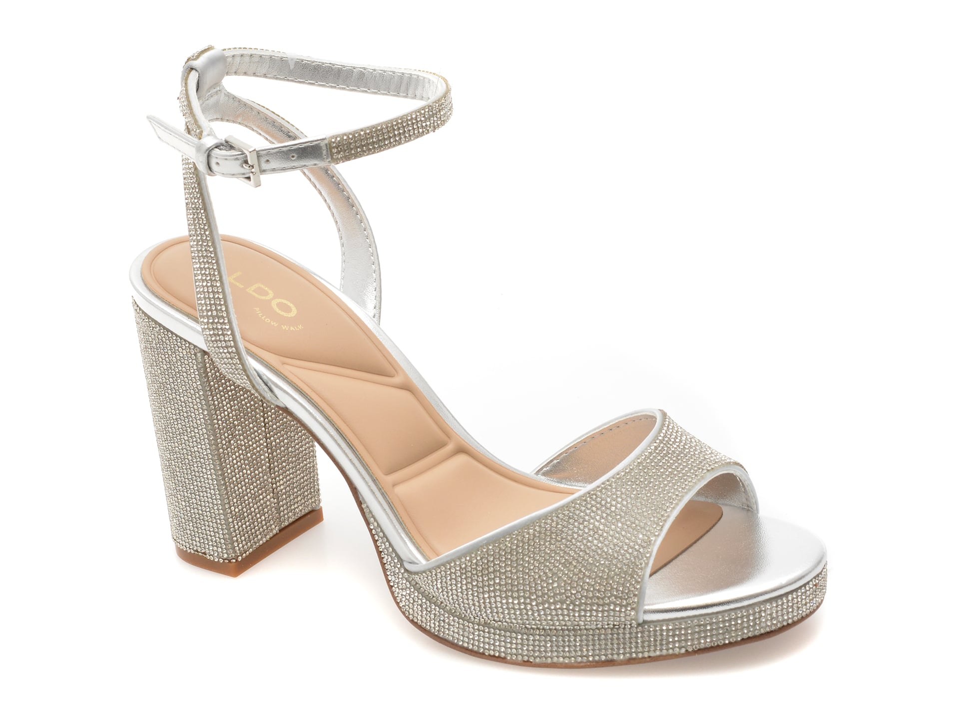 Sandale ALDO Alluring Argintii Elegante