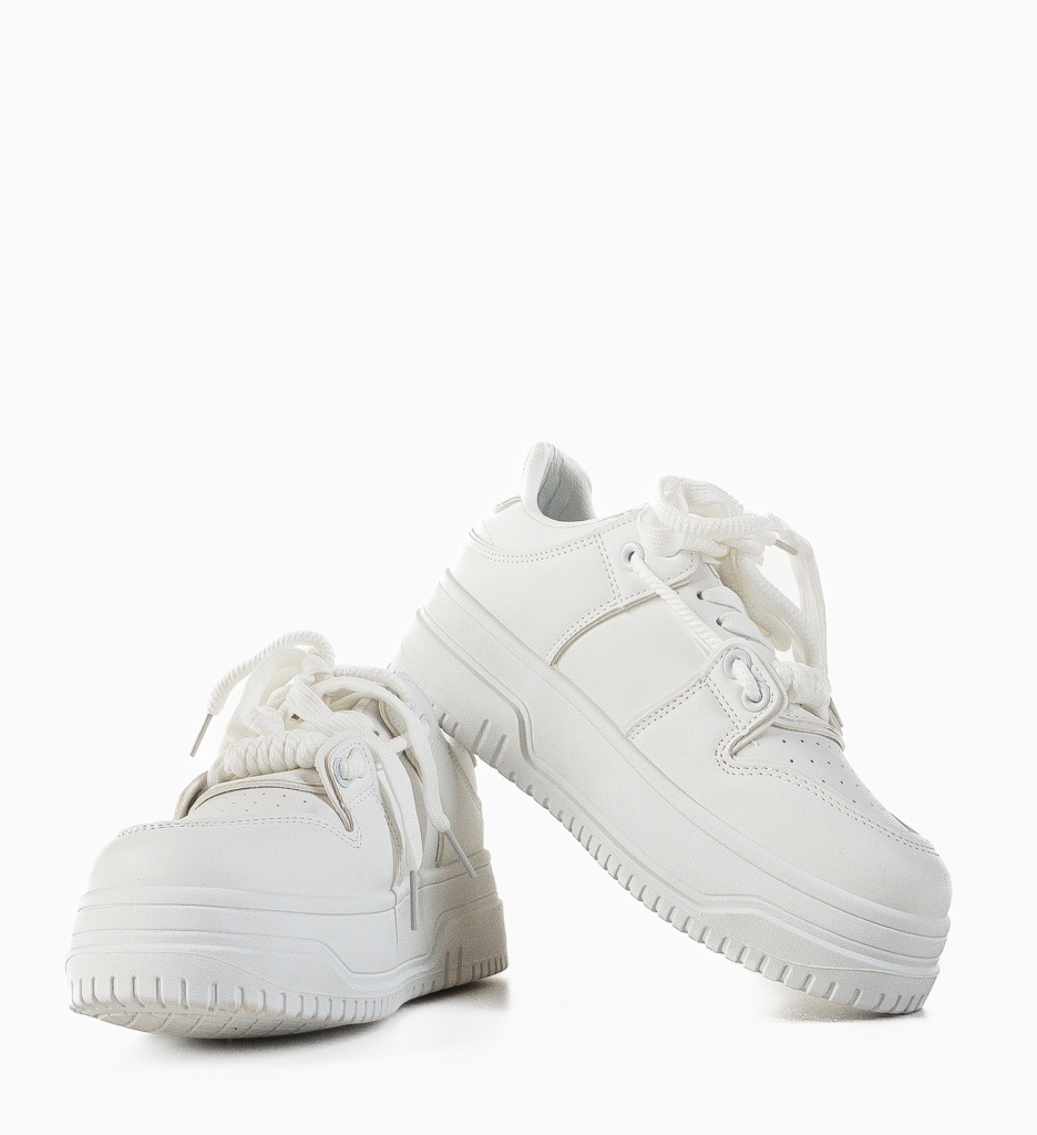 Sneakers Dama Kerim Albi | Confort și Stil - imagine 8