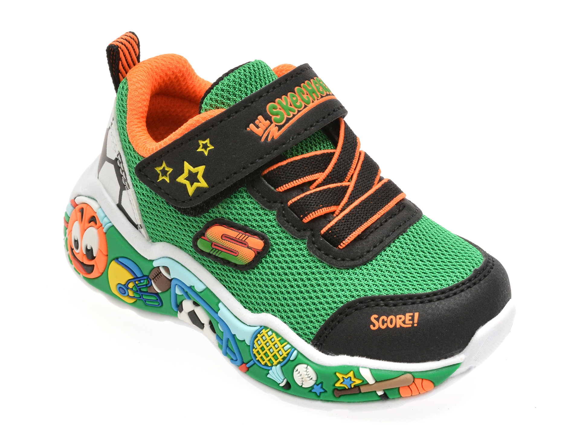 Pantofi Sport Skechers Play Scene cu Velcro - imagine 3