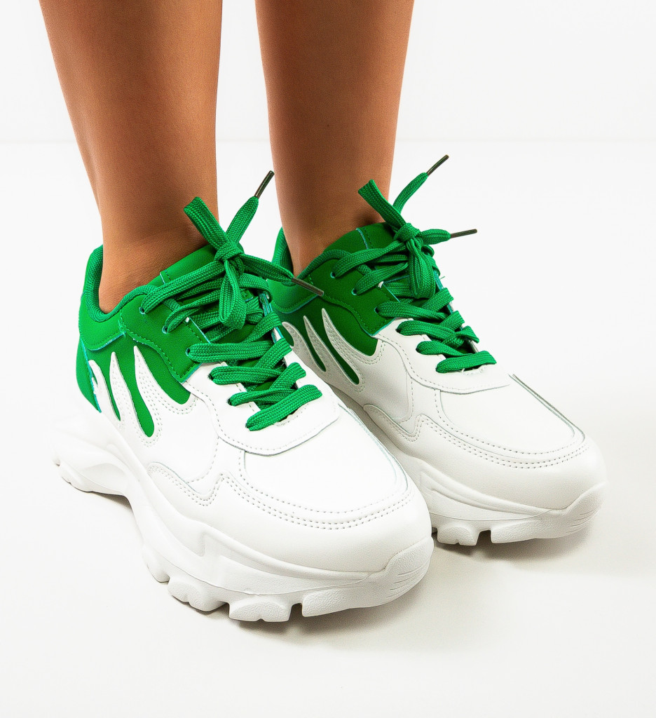 Sneakers Dama Fayar Albi - Confort și Stil - imagine 3