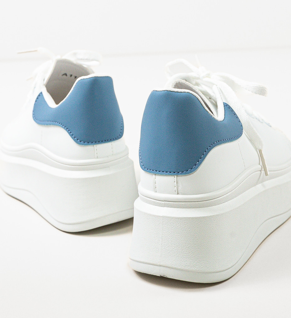 Sneakers Dama Sasha Albi | Confort și Stil - imagine 7
