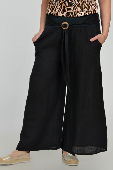 Pantaloni In Negri Shopika | Confort Vară