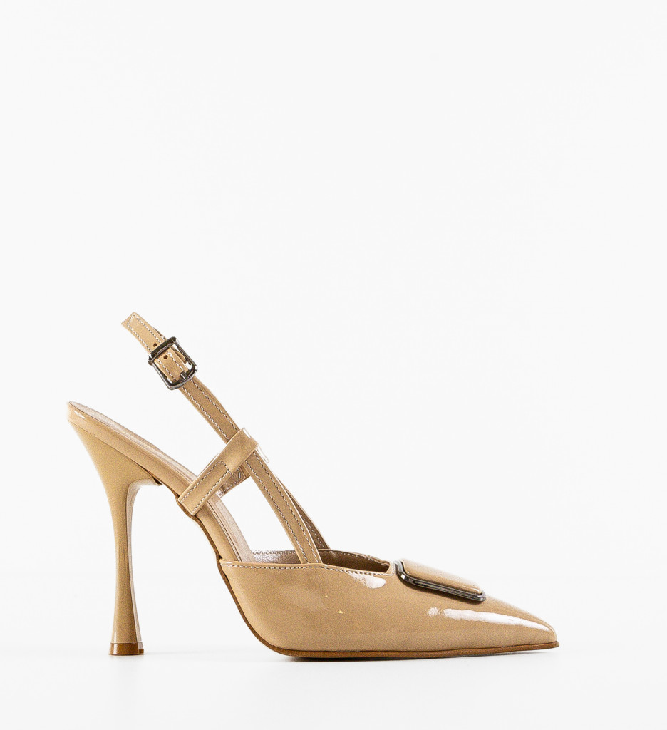 Pantofi Romyna Bej 2 | Eleganță și Stil - imagine 4