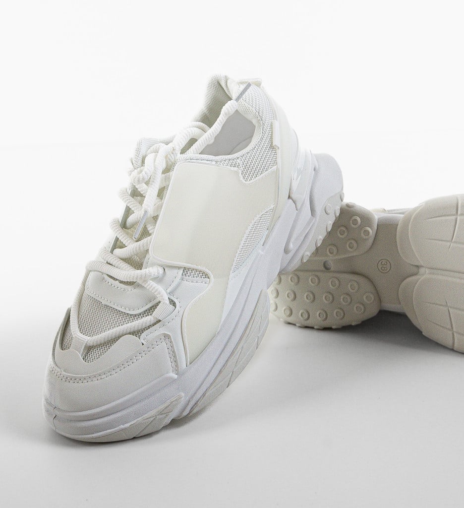 Sneakers Dama Mallorca Albi - Confort și Stil - imagine 6