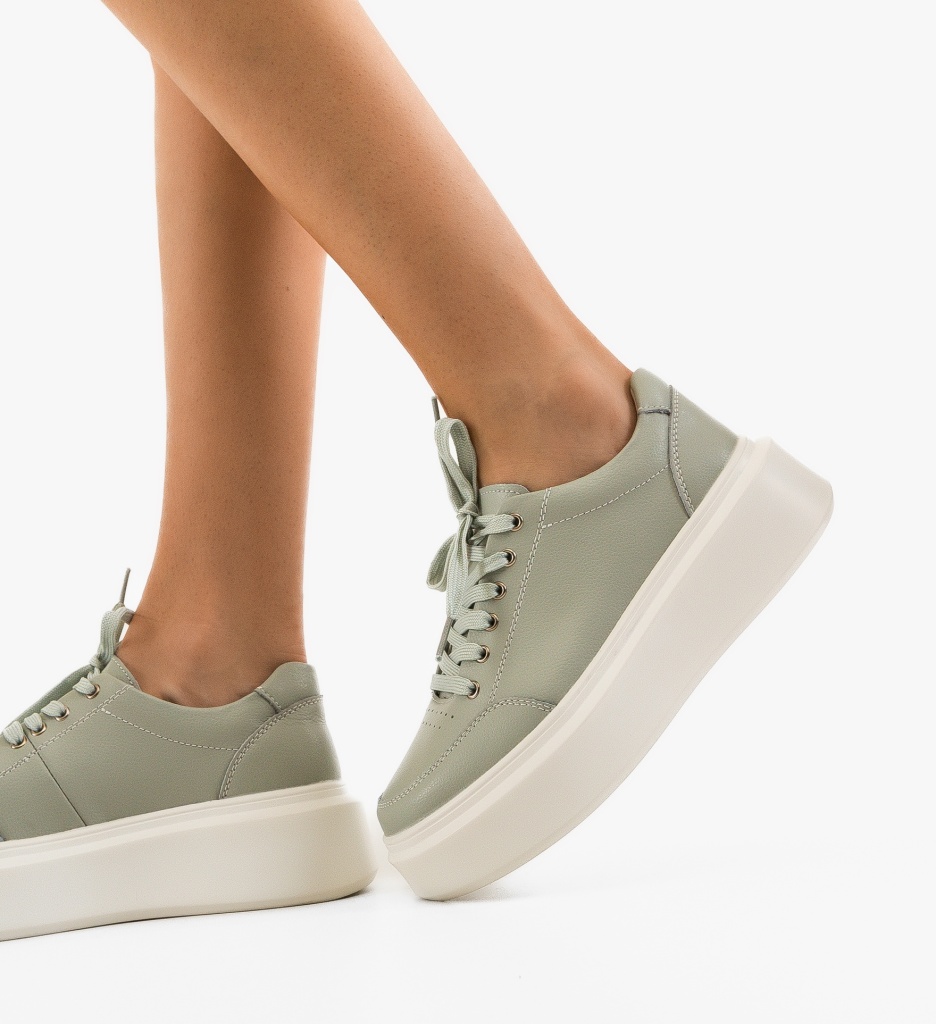 Sneakers Dama Etta Verzi - Confort și Stil - imagine 2