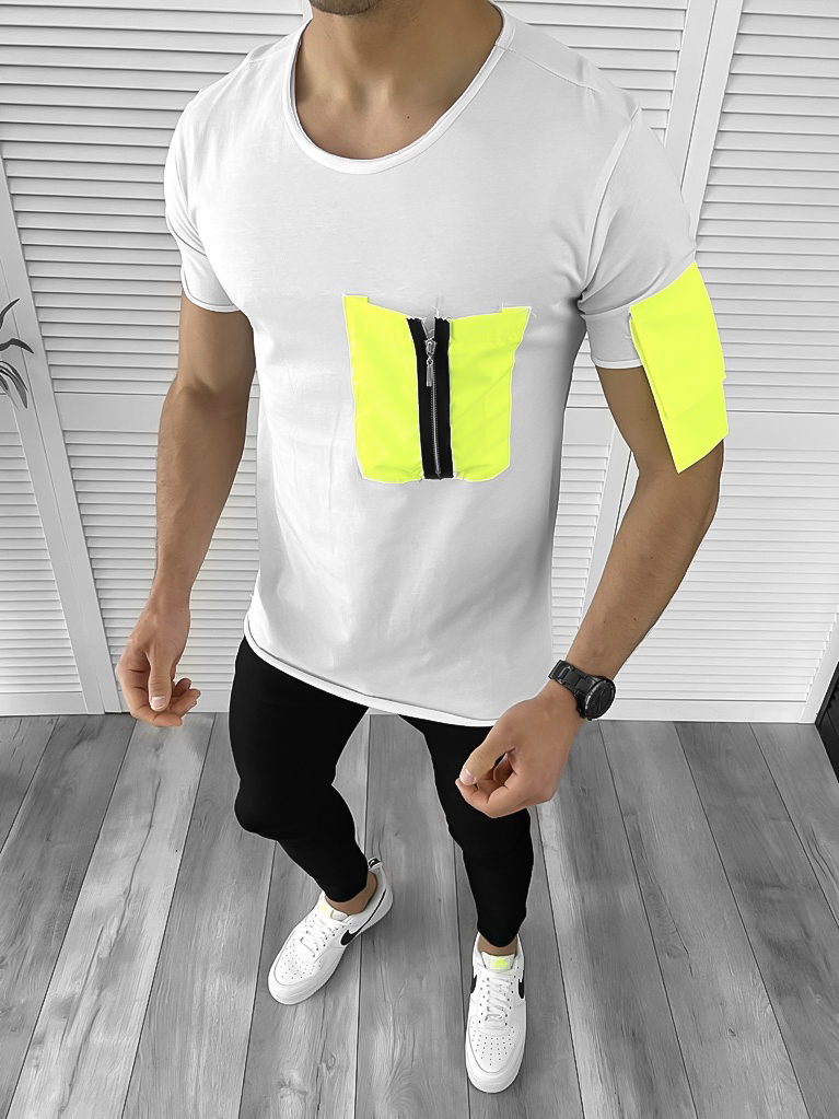 Tricou barbati slim fit ZR CU MIC DEFECT DEFA9920 O3-6.1