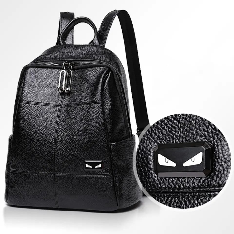 Delis Rucsac Piele Naturală Negru - Elegant și Practic - imagine 4