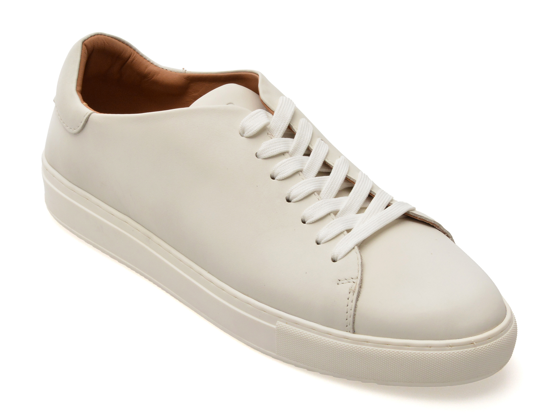 Pantofi ALDO albi din piele naturală