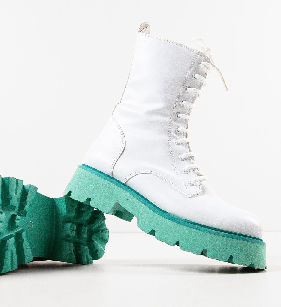 Ghete Dama Darke Albe - Eleganță și Confort - imagine 5