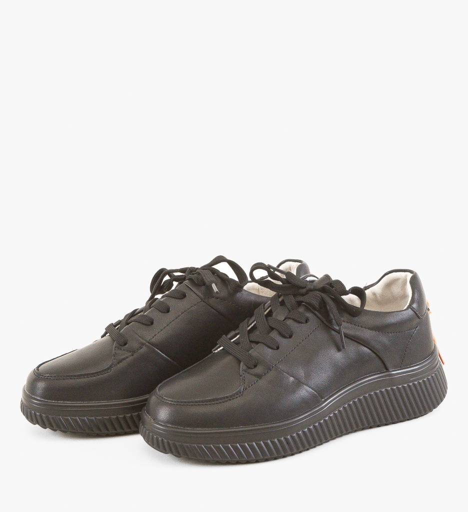 Sneakers Dama Honney Negri - Confort și Eleganță - imagine 7
