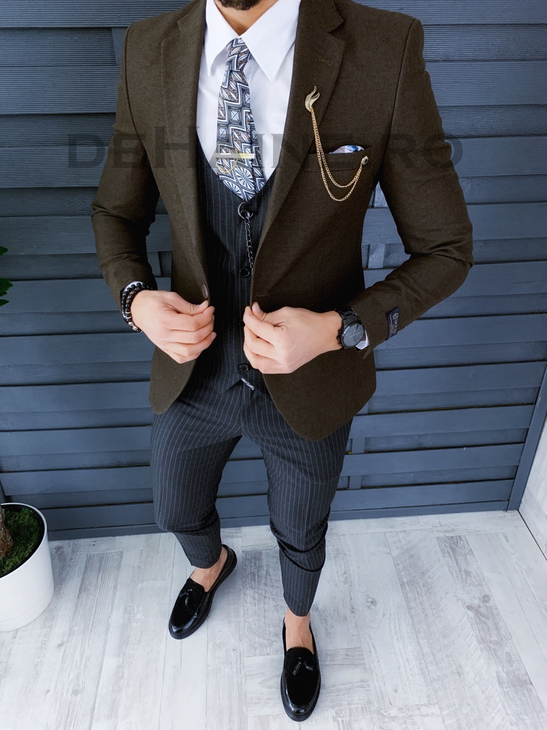 Sacou Barbati Slim Fit Elegant | Stil Zara