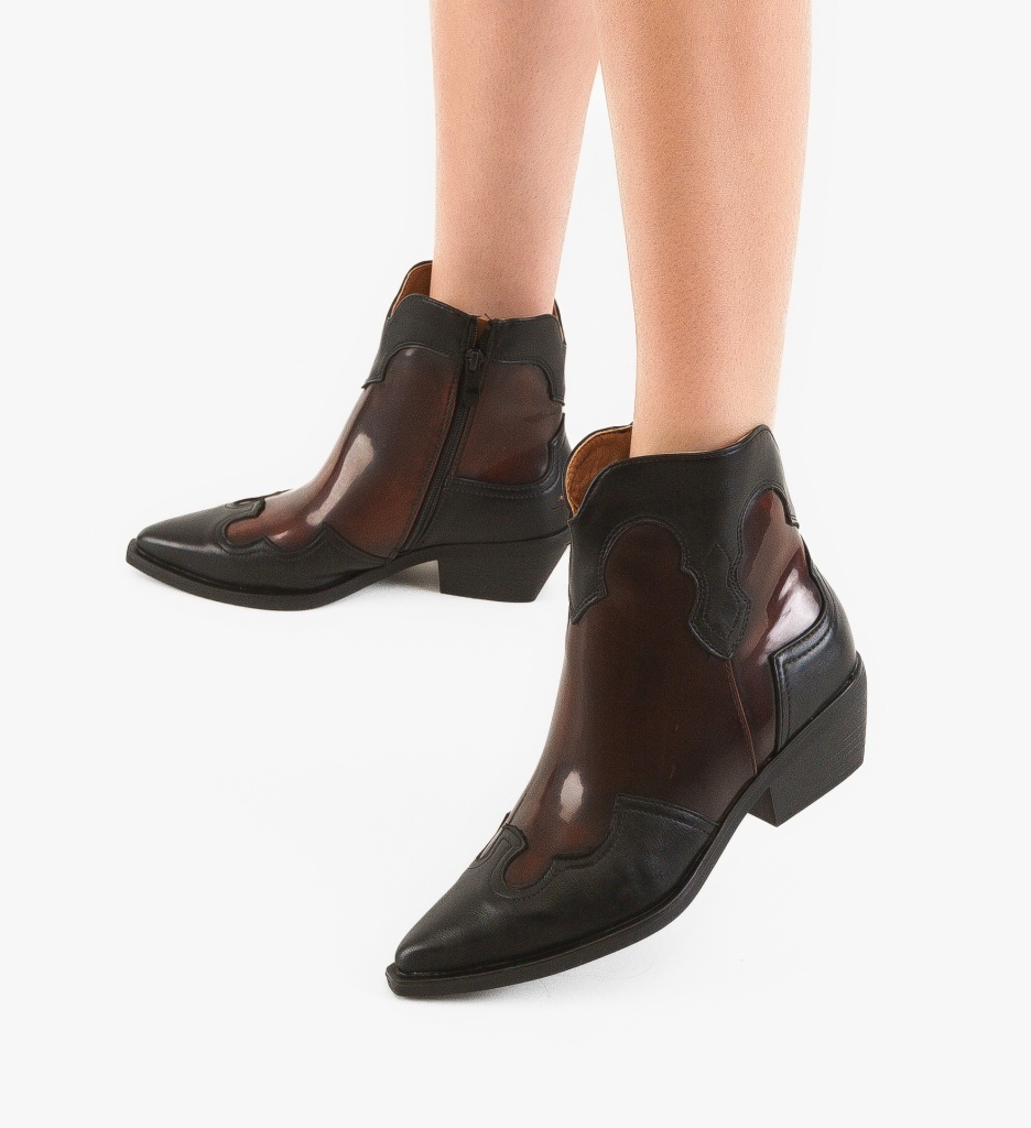 Botine Dama Chard Negre | Eleganță și Confort - imagine 3