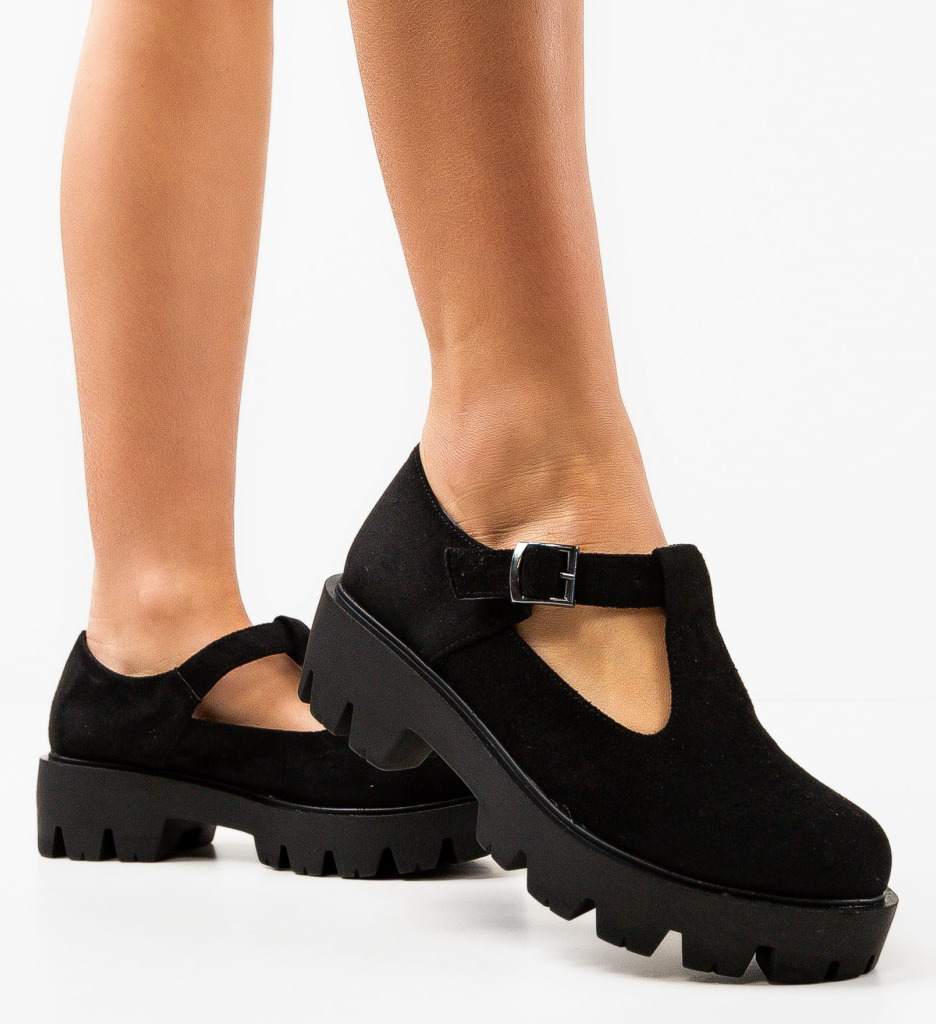 Pantofi Casual Lybon Negri - Confort și Stil - imagine 3