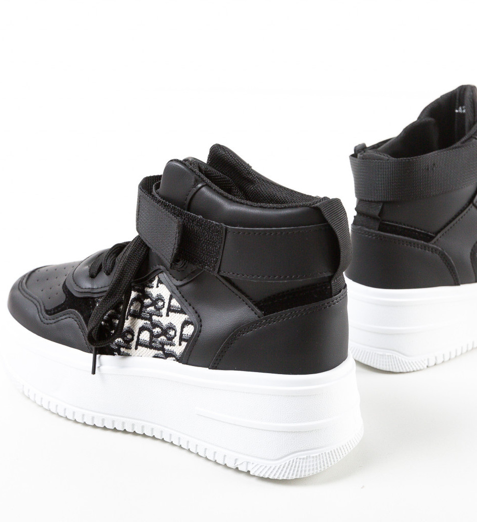 Pantofi Sport Boyer Negri | Confort Urban - imagine 6