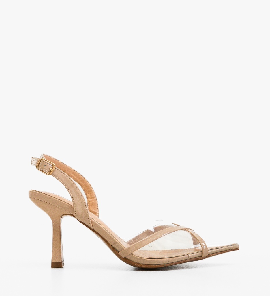 Pantofi dama April Bej eleganți și confortabili - imagine 6