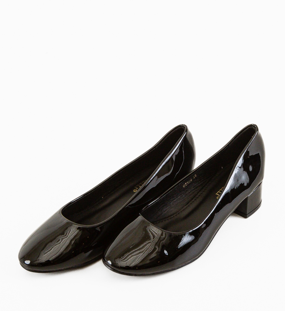 Pantofi Kubob Negri Eleganți cu Toc - Stil și Confort - imagine 6