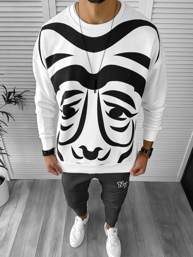 Bluza Barbati Bumbac Oversize | deHaine.ro