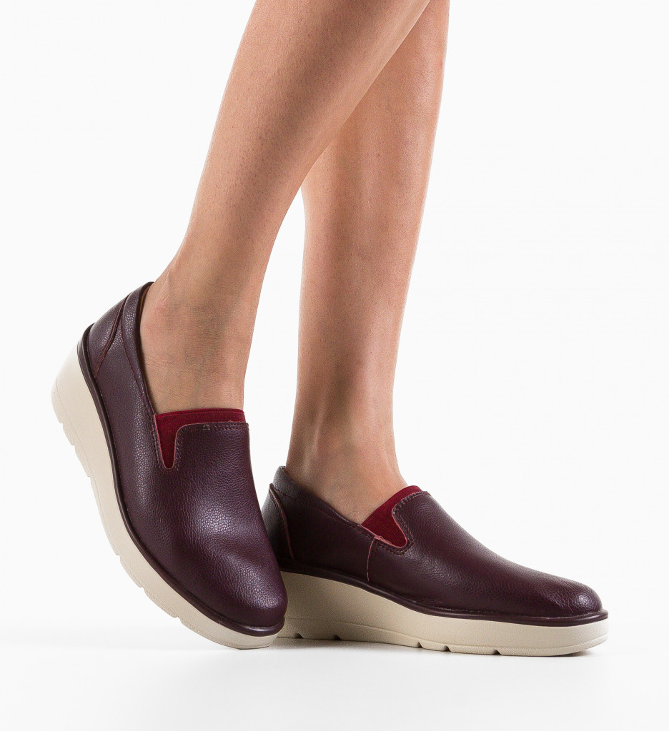 Pantofi Casual Yanam Grena - Confort & Stil - imagine 2
