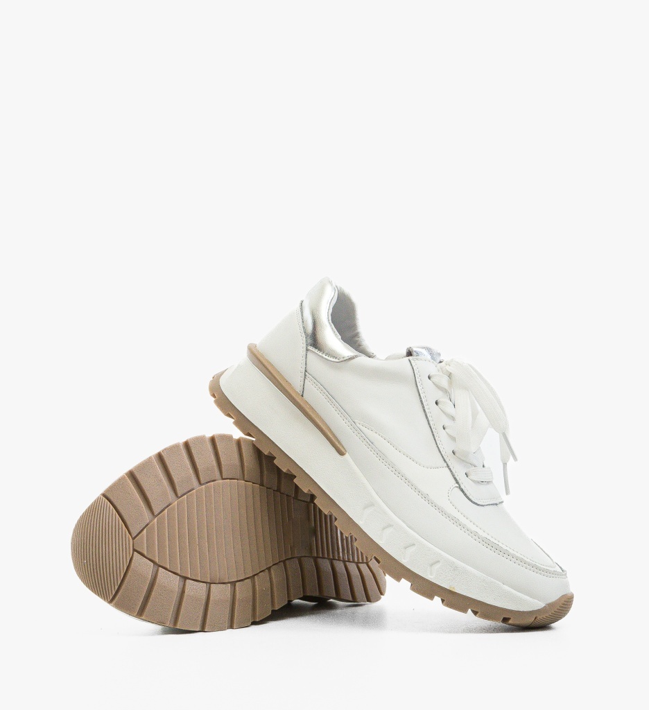 Sneakers Dama Myrya Albi – Confort și Stil - imagine 6