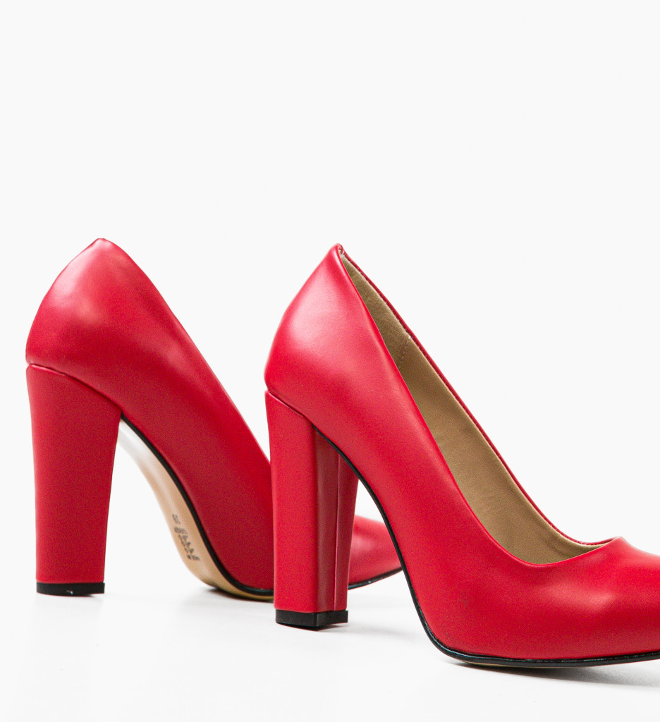 Pantofi Clash Rosii - Eleganță și Stil - imagine 6