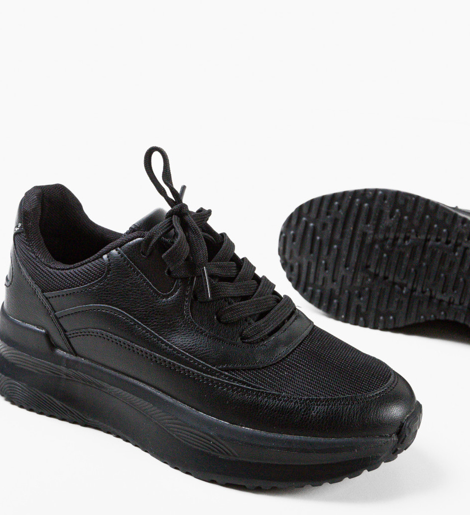 Pantofi Sport Xanthe Negri - Confort Maxim - imagine 7