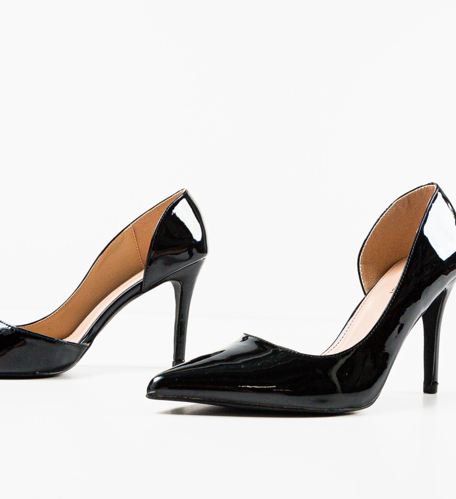 Pantofi cu Toc Zayan Negri - Eleganță și Stil - imagine 6