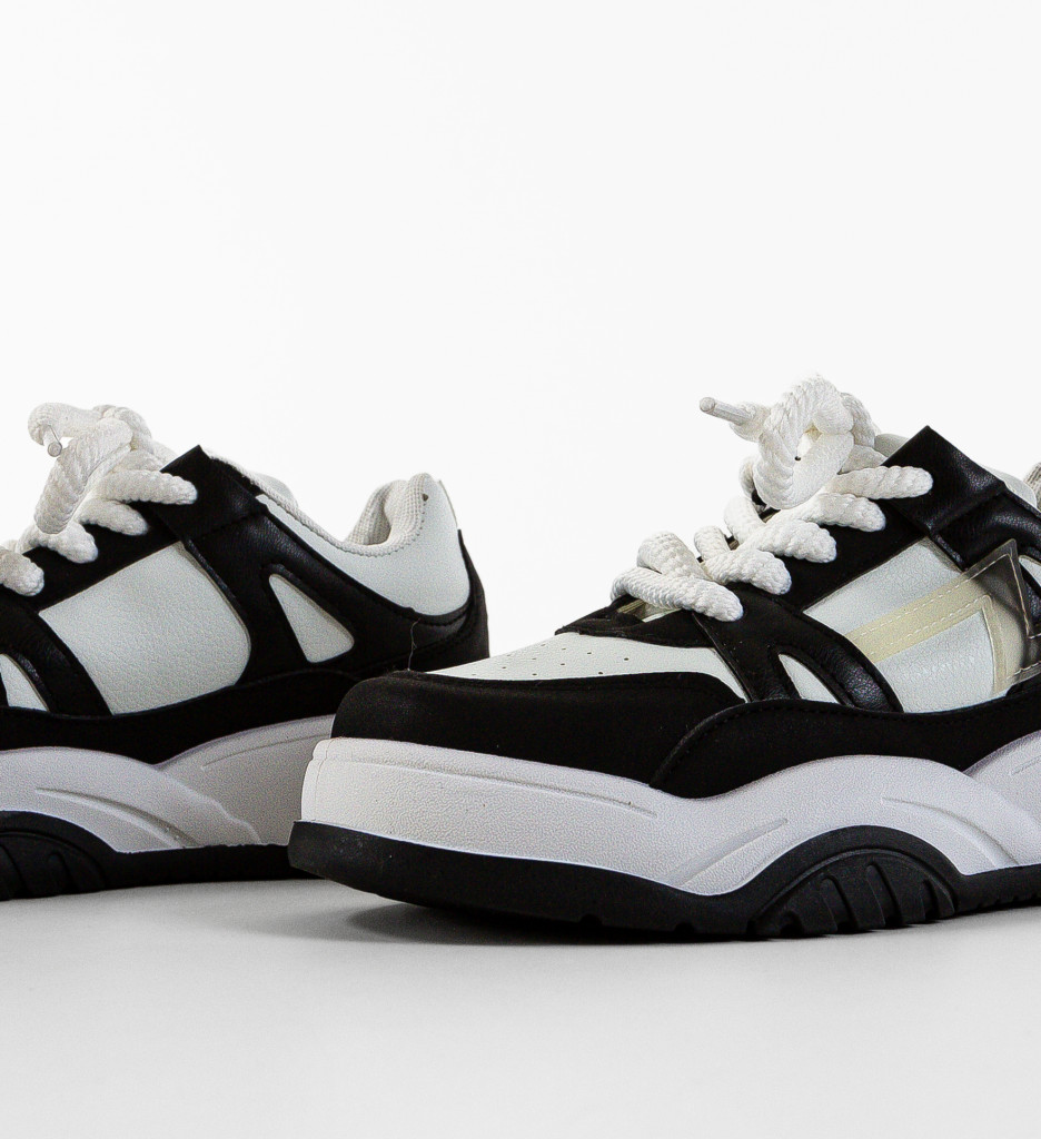 Sneakers Dama Ametist Negri | Confort și Stil - imagine 6