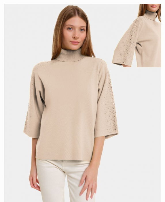Pulover Elegant cu Pietricele | Shopika